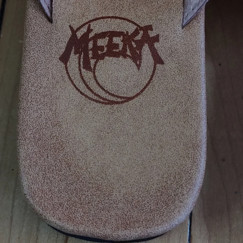 Meeka Beaded Tan Flip Flop Sandals